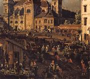 Bernardo Bellotto The Freyung in Vienna from the south-east oil painting reproduction